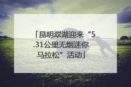 昆明翠湖迎来“5.31公里无烟迷你马拉松”活动